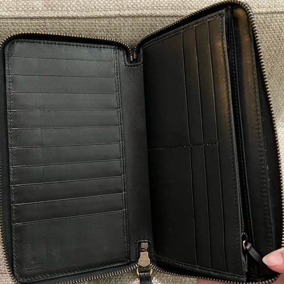 Gucci travel wallet extra large size black marmont - Picture 8 of 9